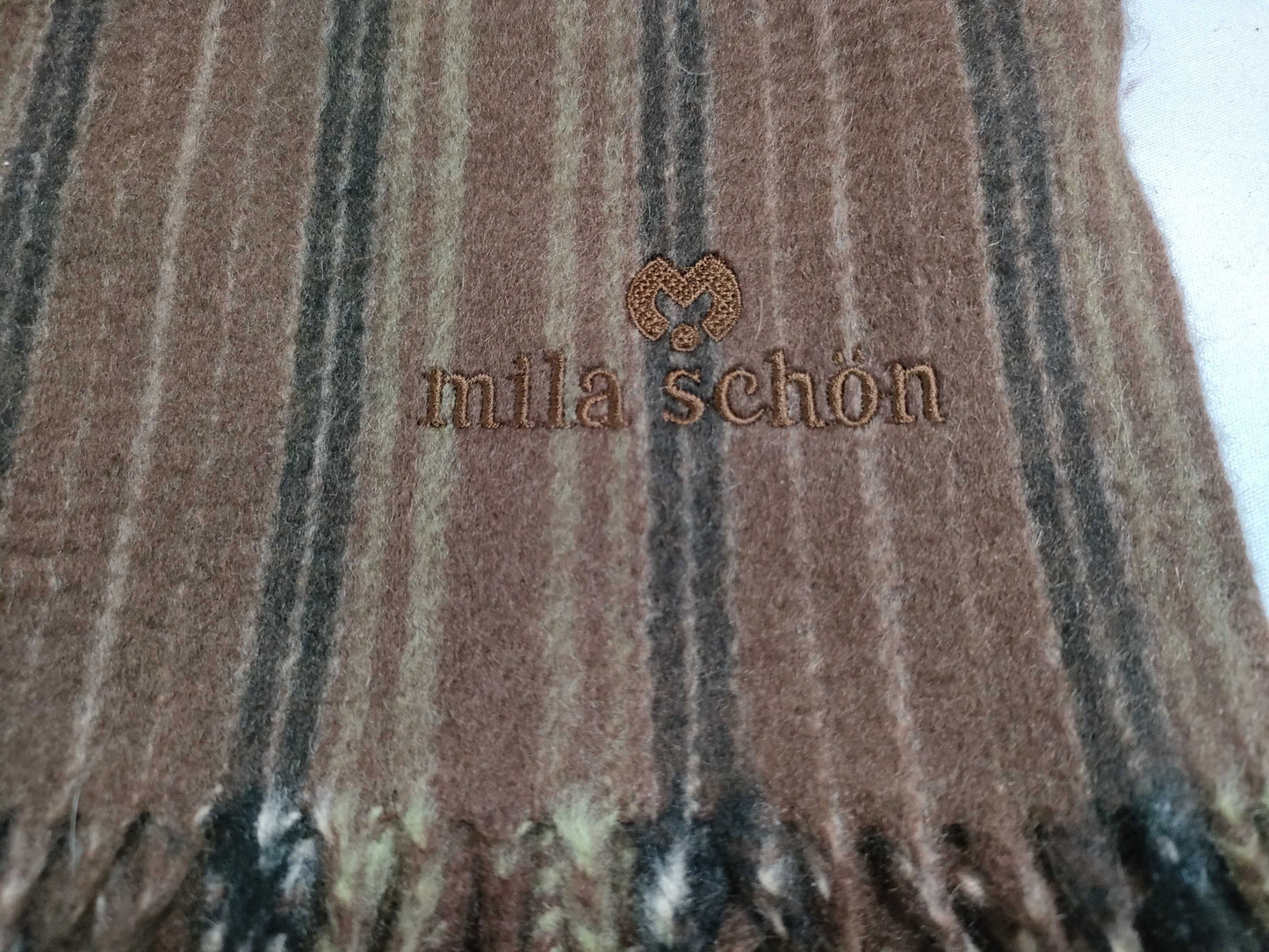 CELINE Macadam hardware pattern / Mila Schon 100% cashmere unused scarf / Givenchy scarf etc.