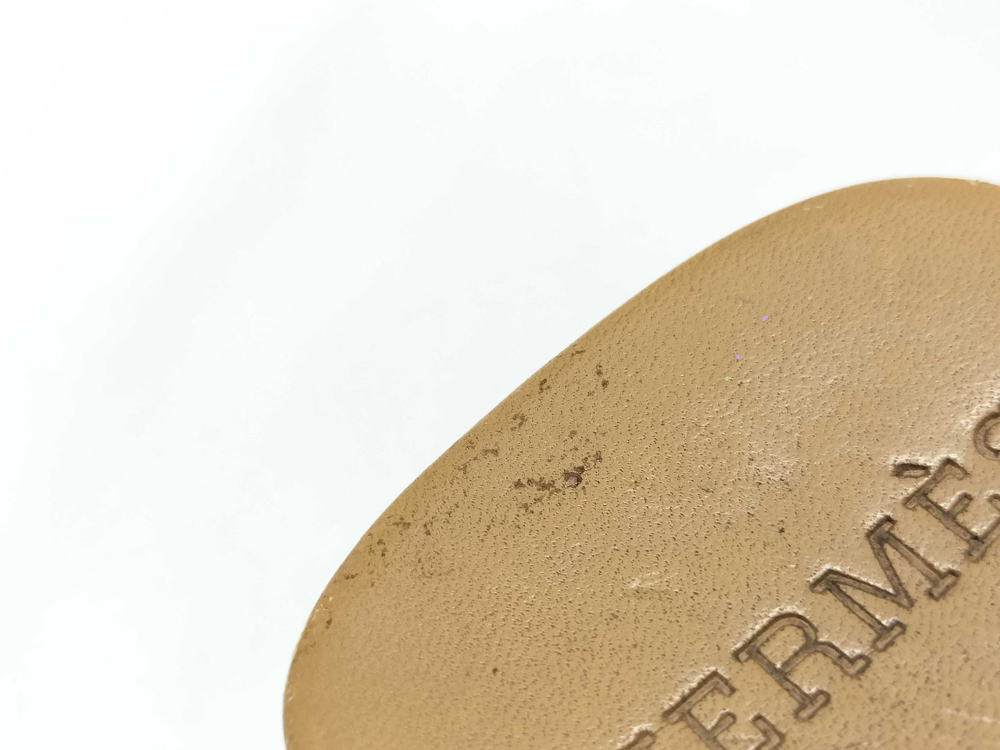 HERMES Izmir H logo leather sandals