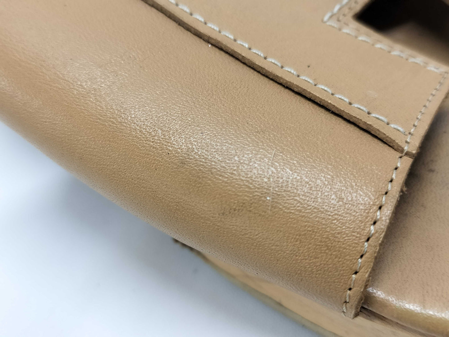 HERMES Izmir H logo leather sandals