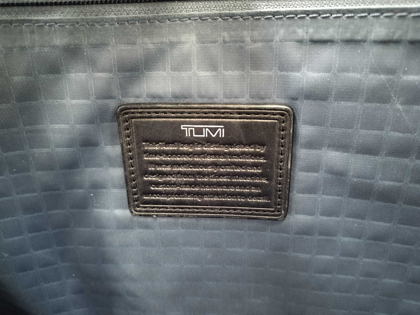 TUMI Backpack Zipper Broken Backpack