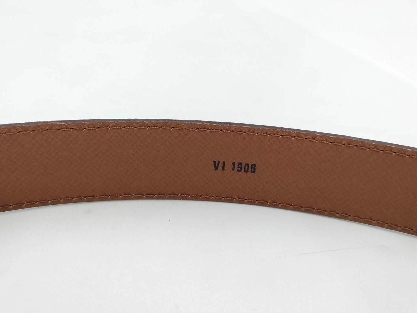 LOUIS VUITTON Monogram Santur Women's Belt