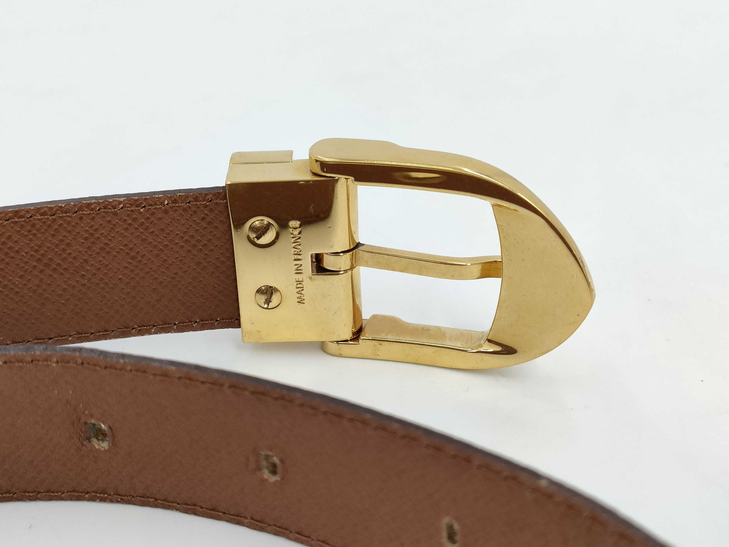 LOUIS VUITTON Monogram Santur Women's Belt