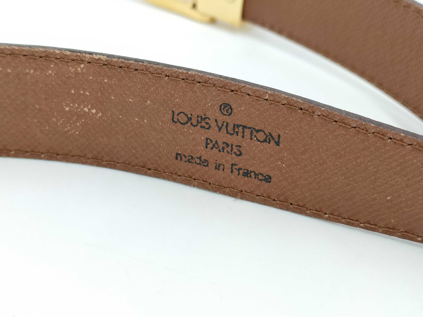LOUIS VUITTON Monogram Santur Women's Belt