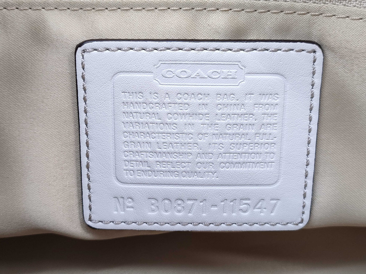 COACH 11547 Handbag Handbag