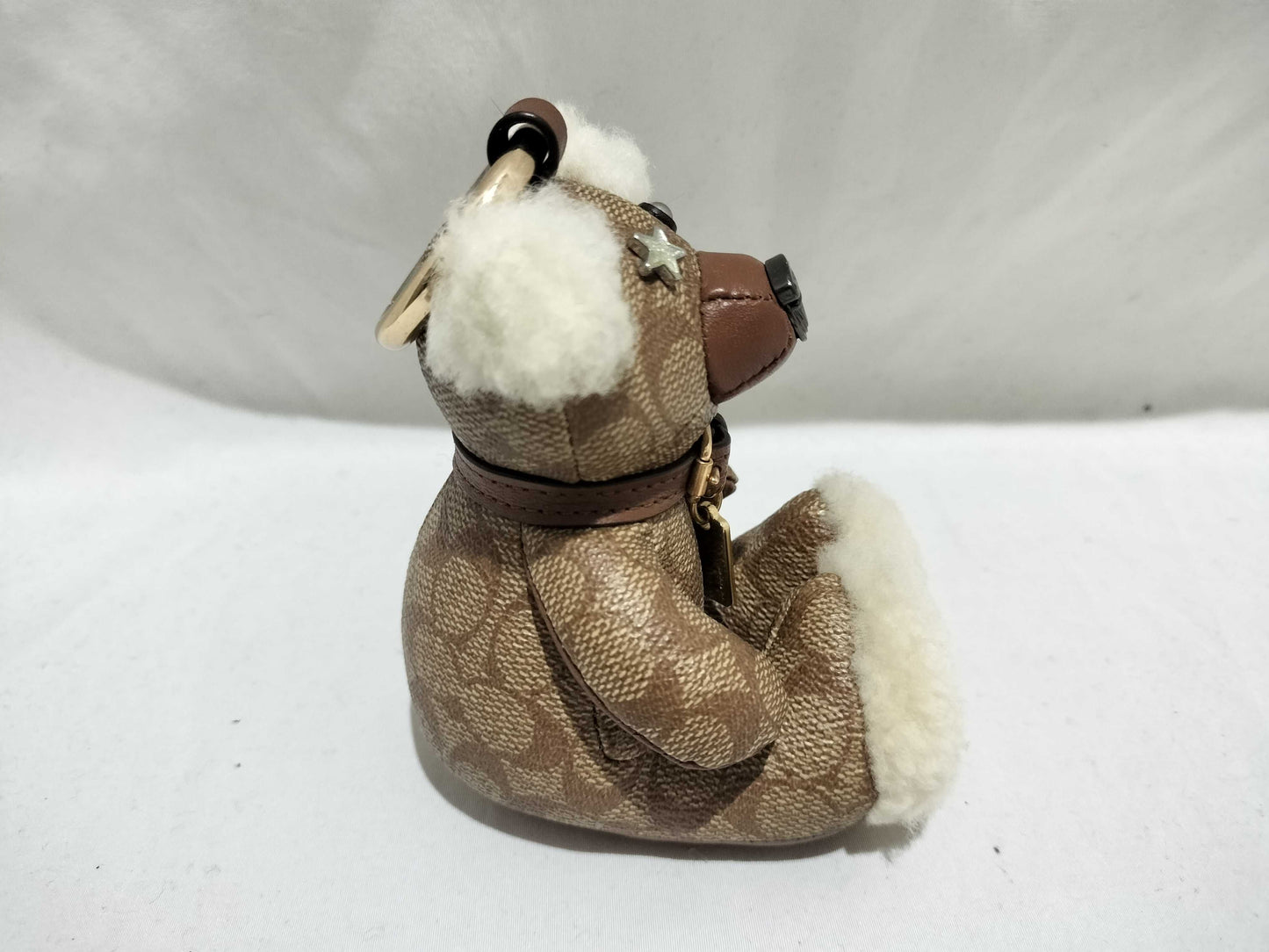 COACH Signature Bear Charm