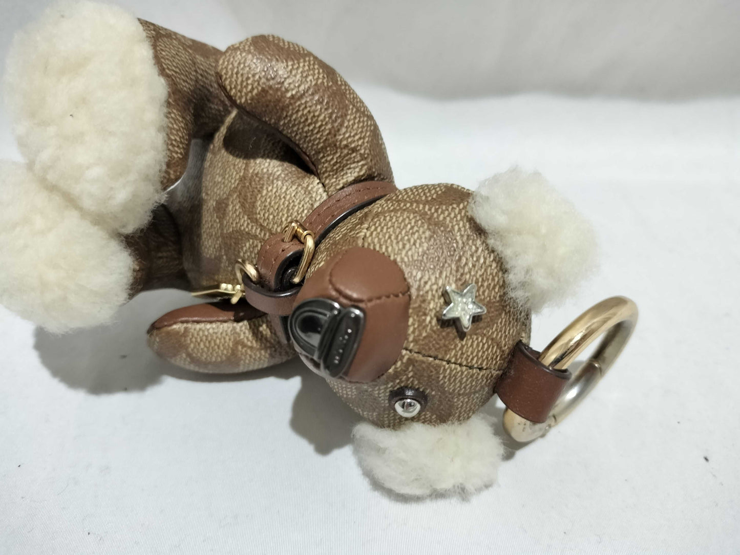 COACH Signature Bear Charm
