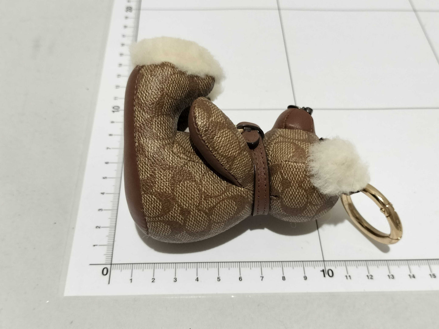 COACH Signature Bear Charm