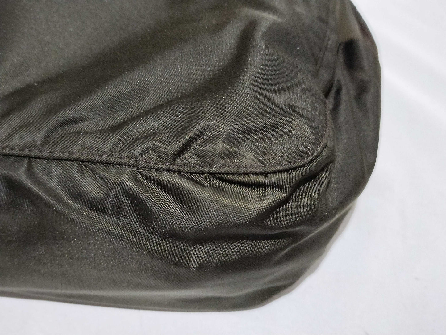 PRADA Nylon Mini Boston Bag, Khaki Handbag