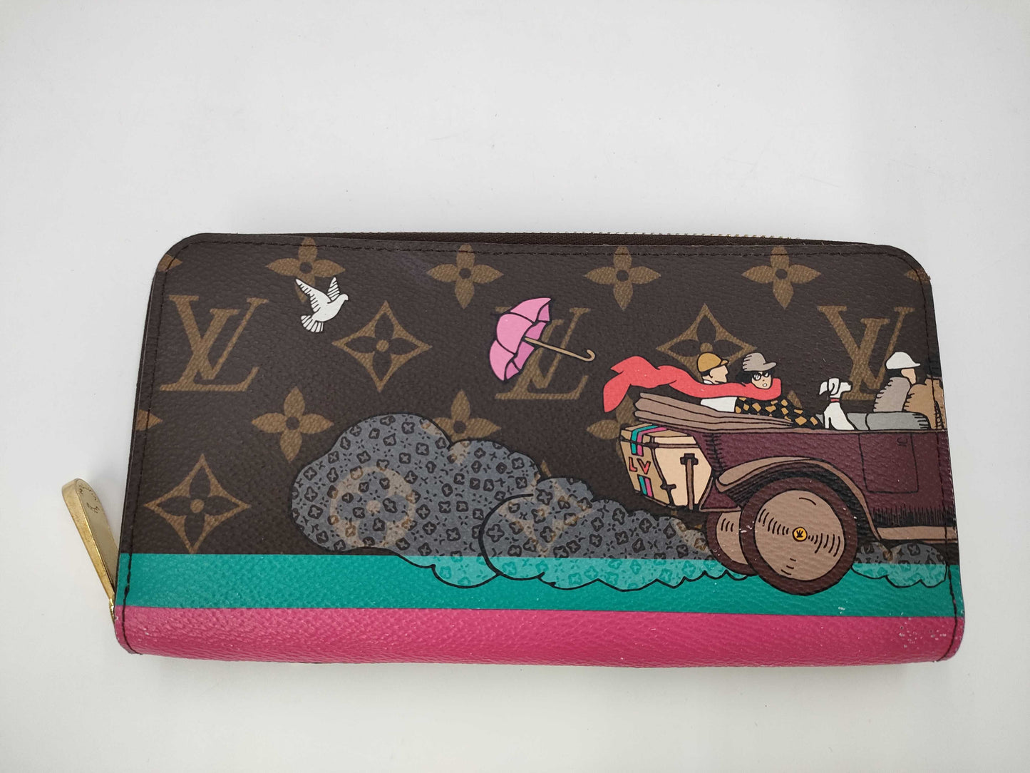 LOUIS VUITTON Monogram Evasion Zippy Wallet