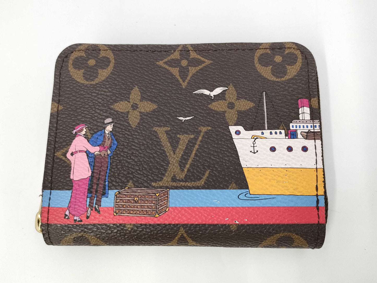 LOUIS VUITTON Monogram Illustre Coin Purse Wallet