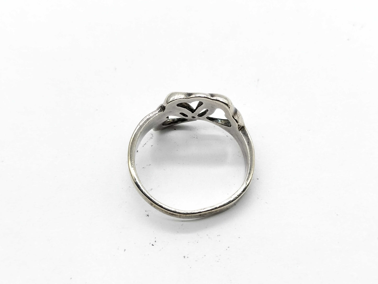 Tiffany & Co. Triple Heart Ring, Sterling Silver, 3.0g