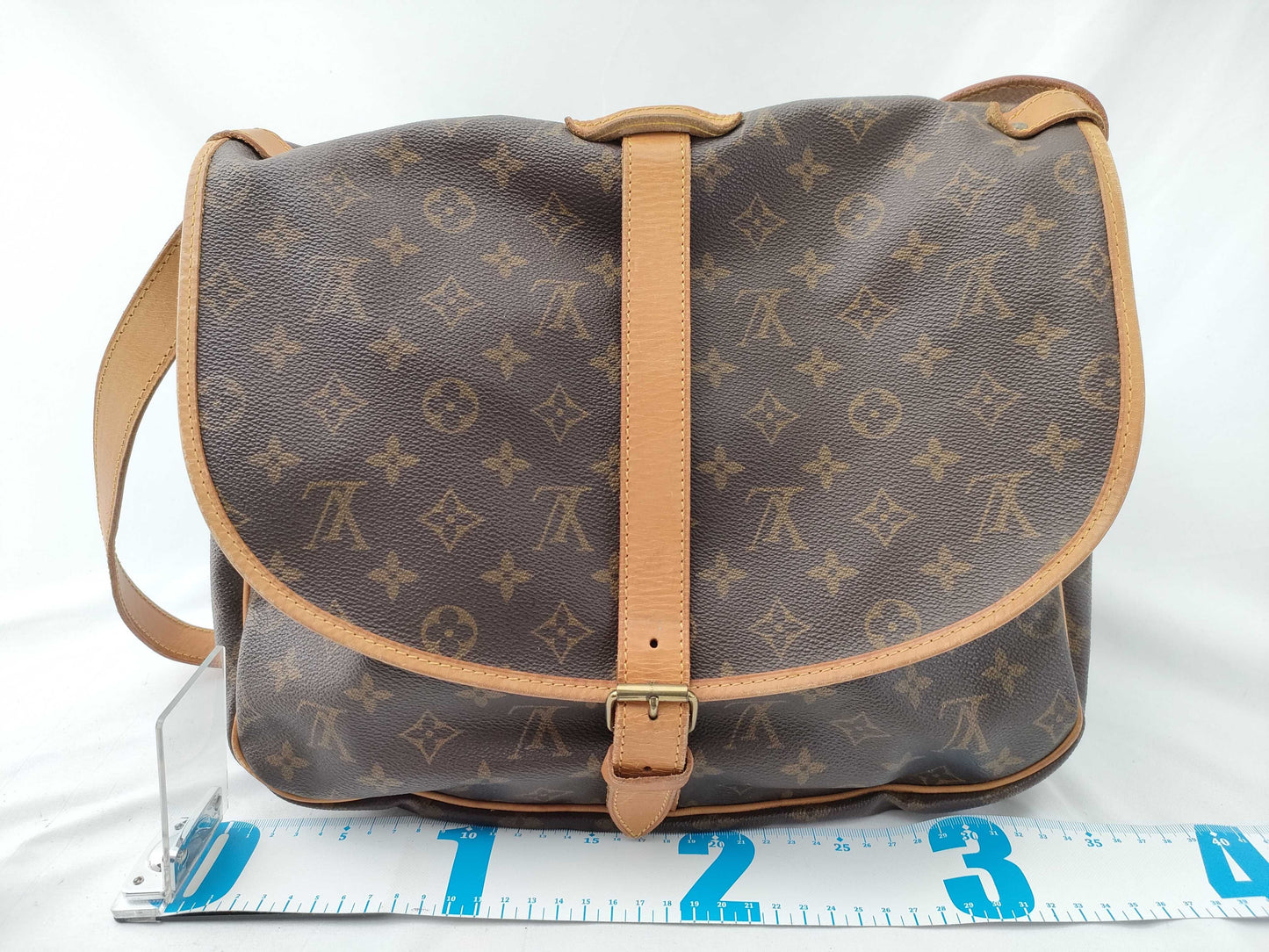 LOUIS VUITTON Monogram Saumur 35 Shoulder Bag