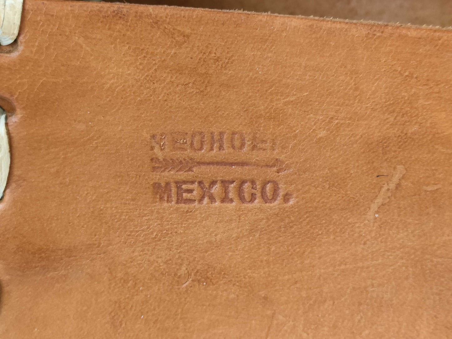 Mexican Leather Carving Shoulder Bag