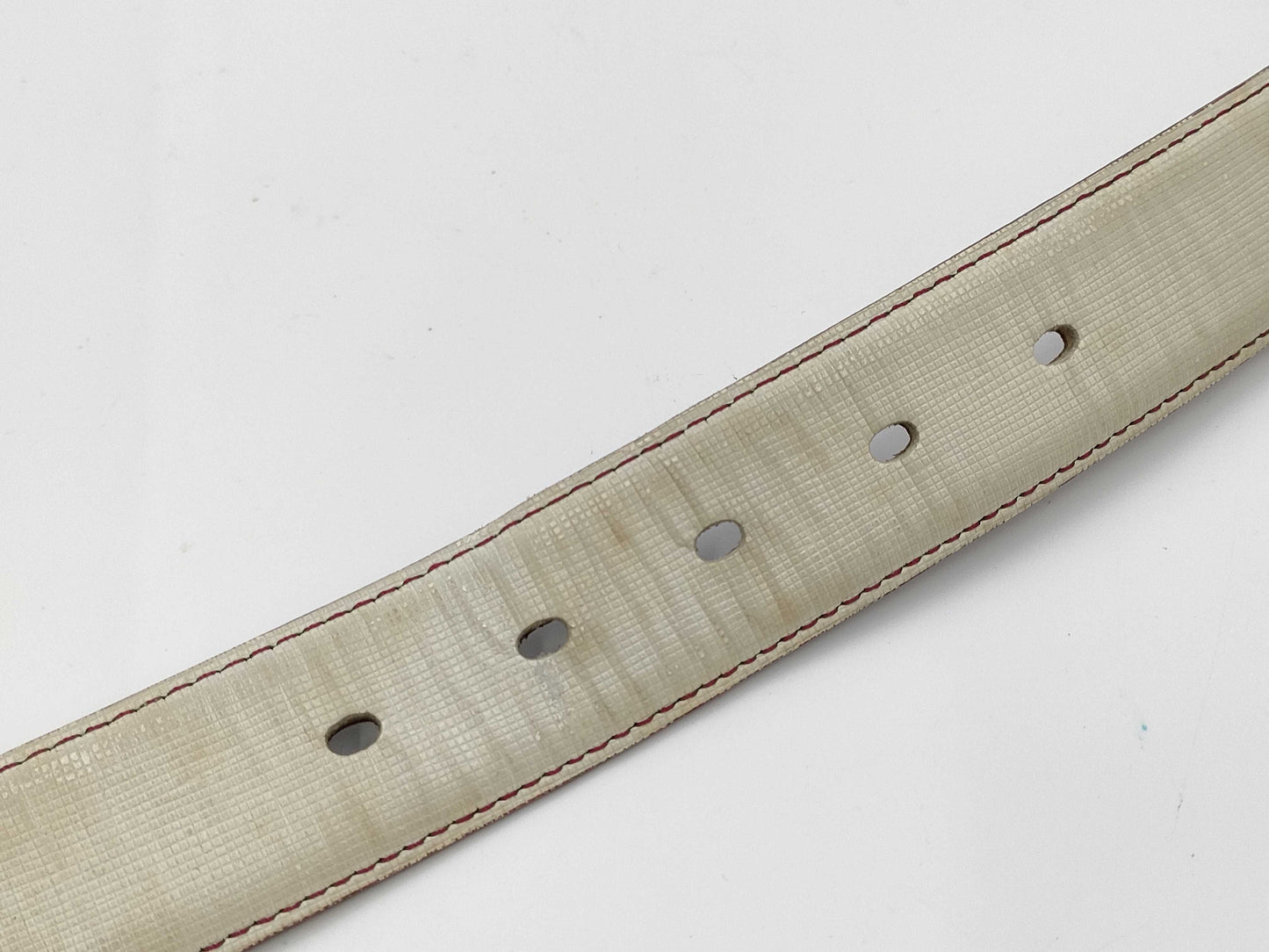 4 Salvatore Ferragamo belts: Gancini, Louis Vuitton, Burberry, and Coach.