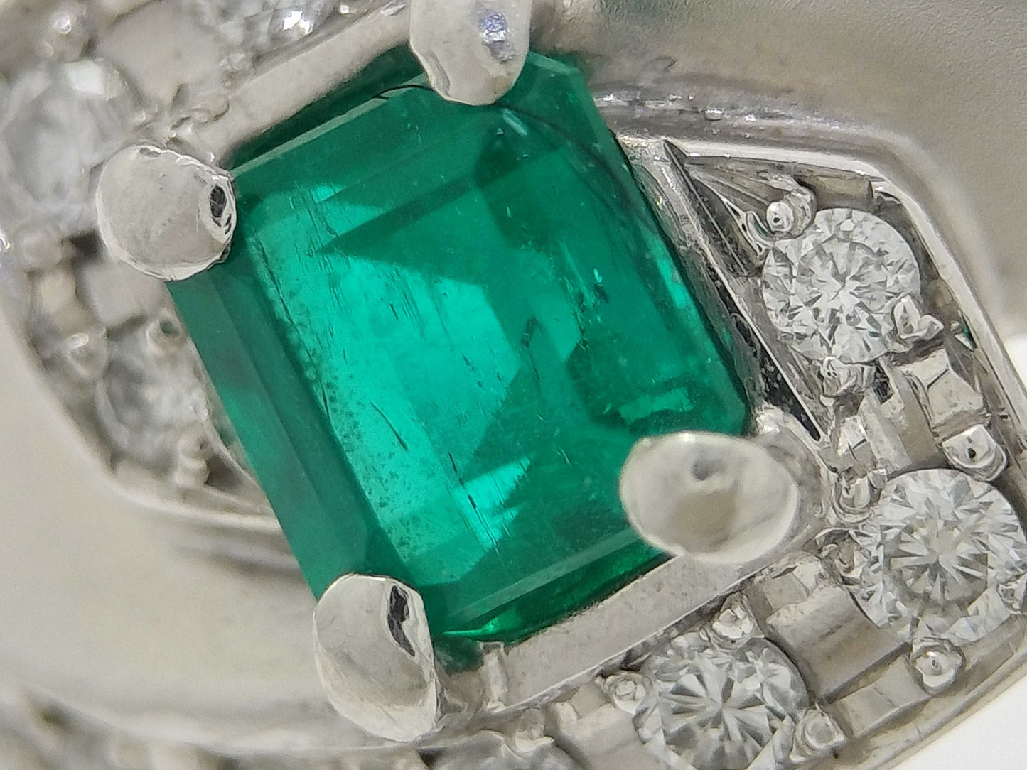 E0.38ct D0.19ct PT900 6.4g Ring