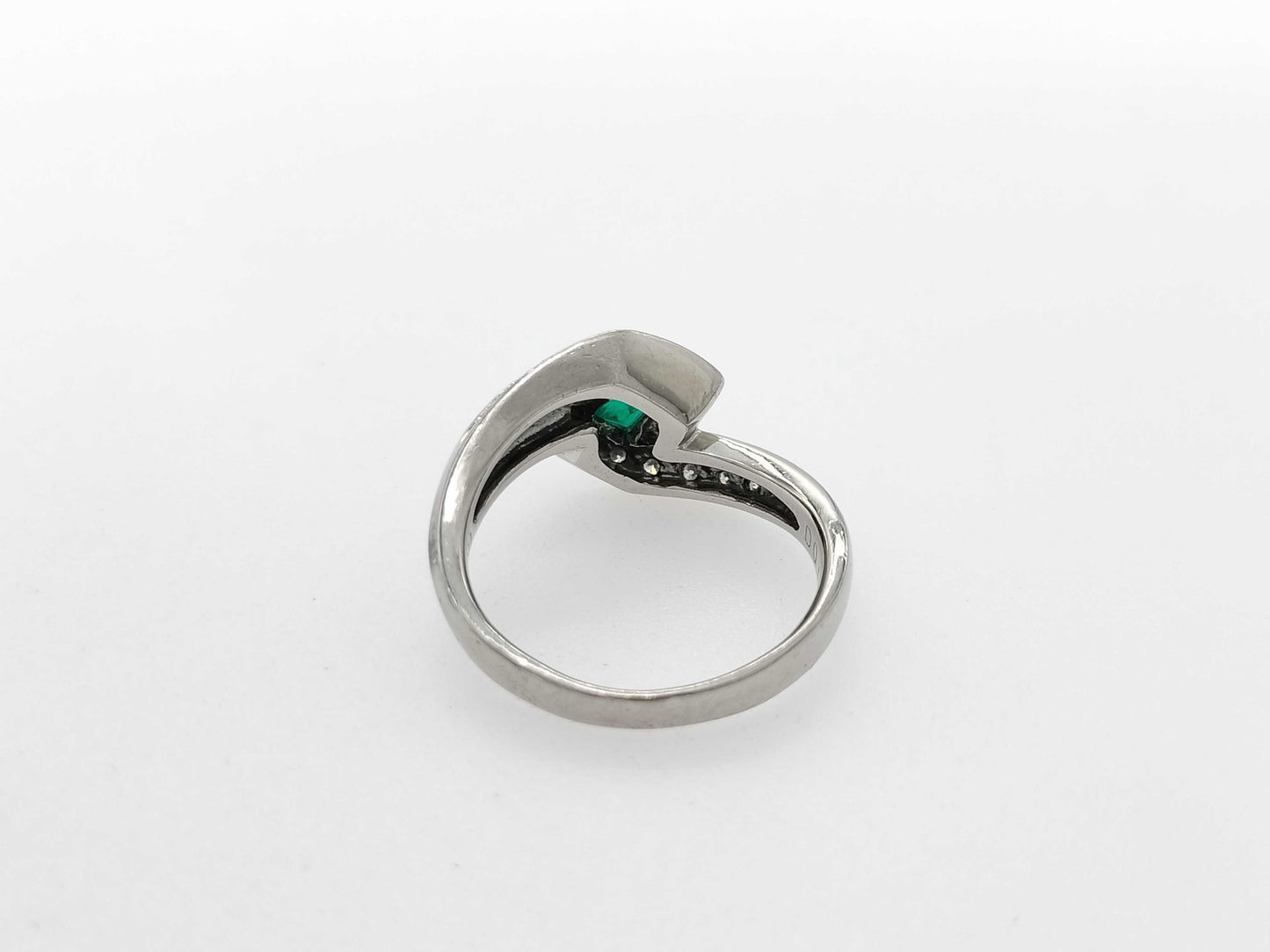 E0.38ct D0.19ct PT900 6.4g Ring