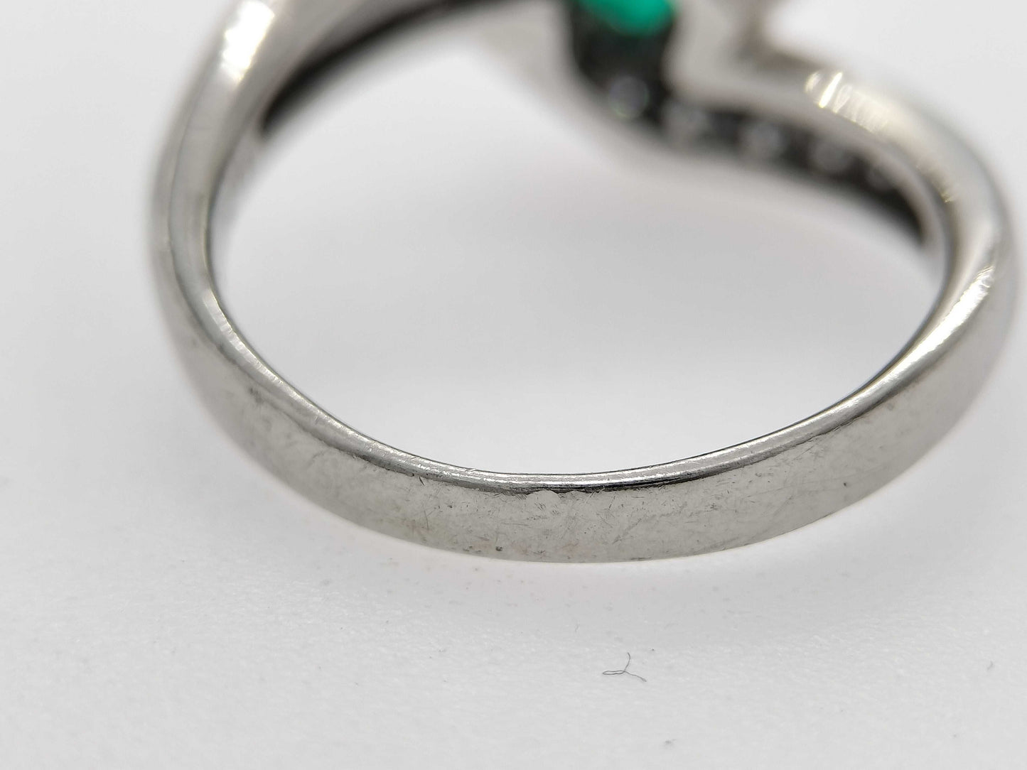 E0.38ct D0.19ct PT900 6.4g Ring