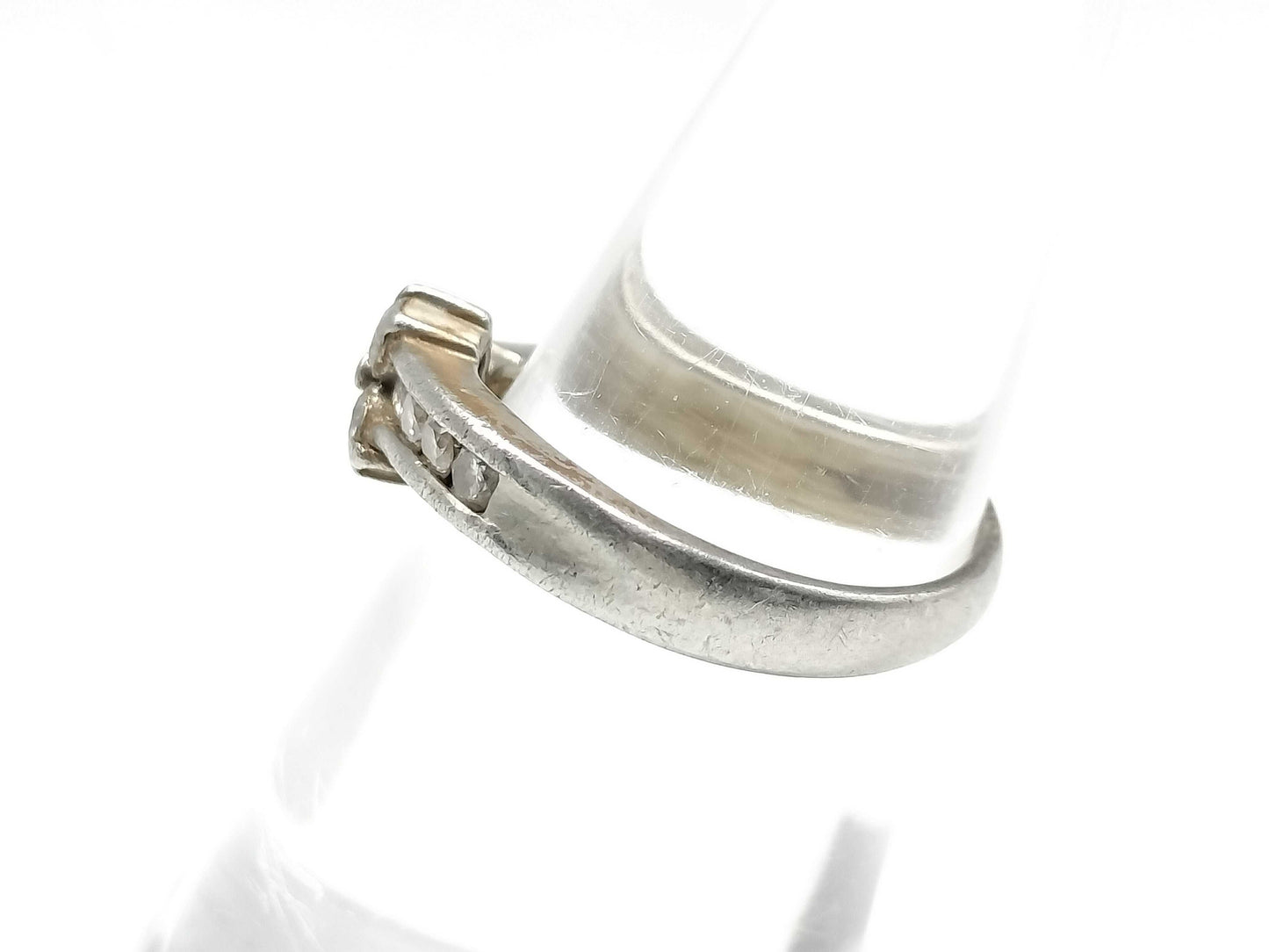 D0.59ct Pt900 5.4g Ring