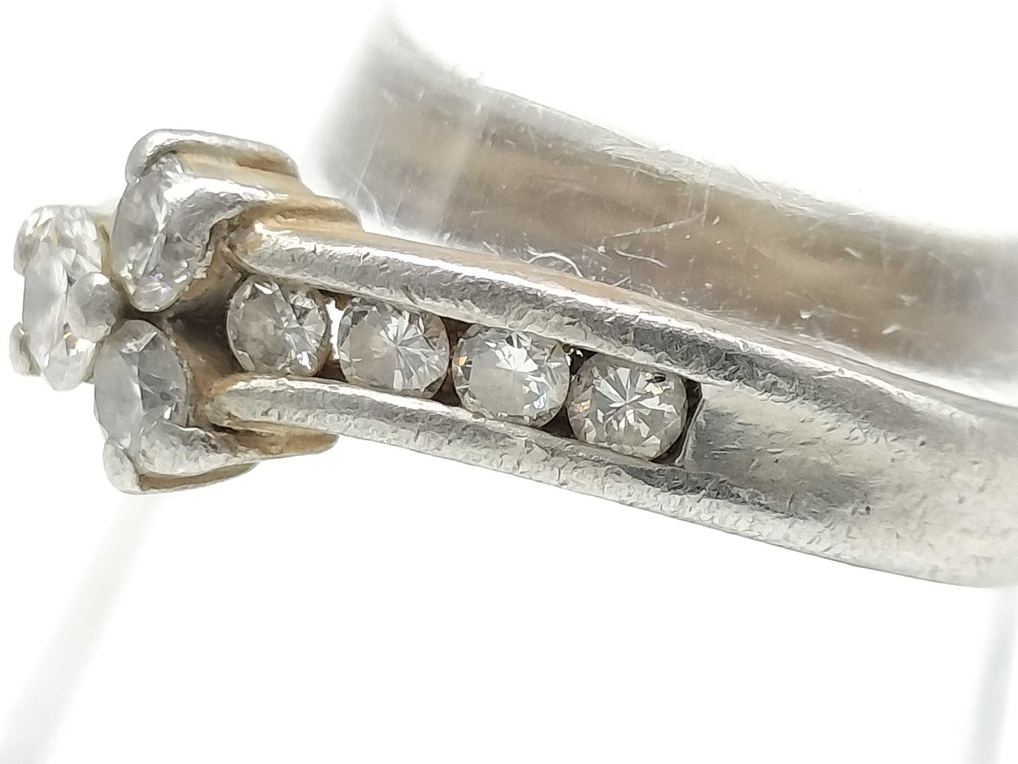 D0.59ct Pt900 5.4g Ring