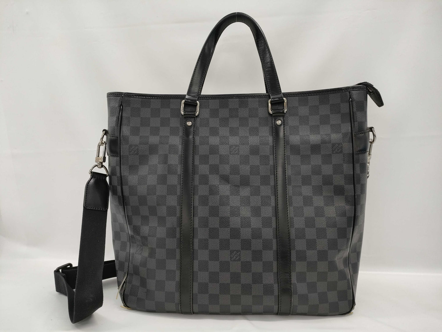 LOUIS VUITTON Damier Graphite N51192 Tadao 2-Way Shoulder Bag