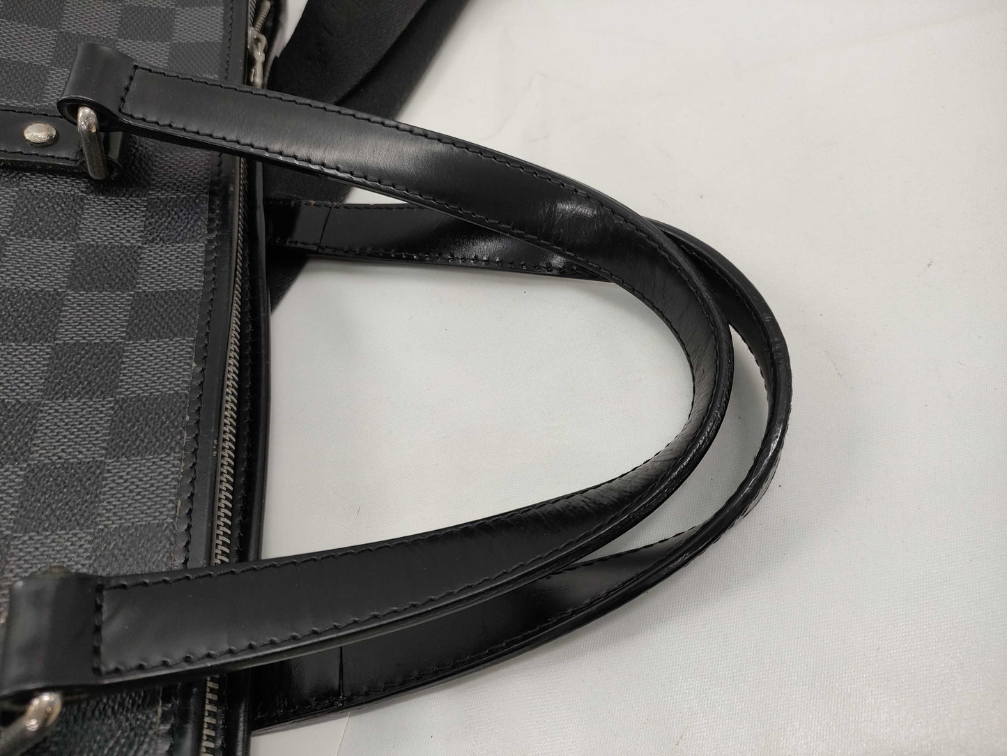 LOUIS VUITTON Damier Graphite N51192 Tadao 2-Way Shoulder Bag