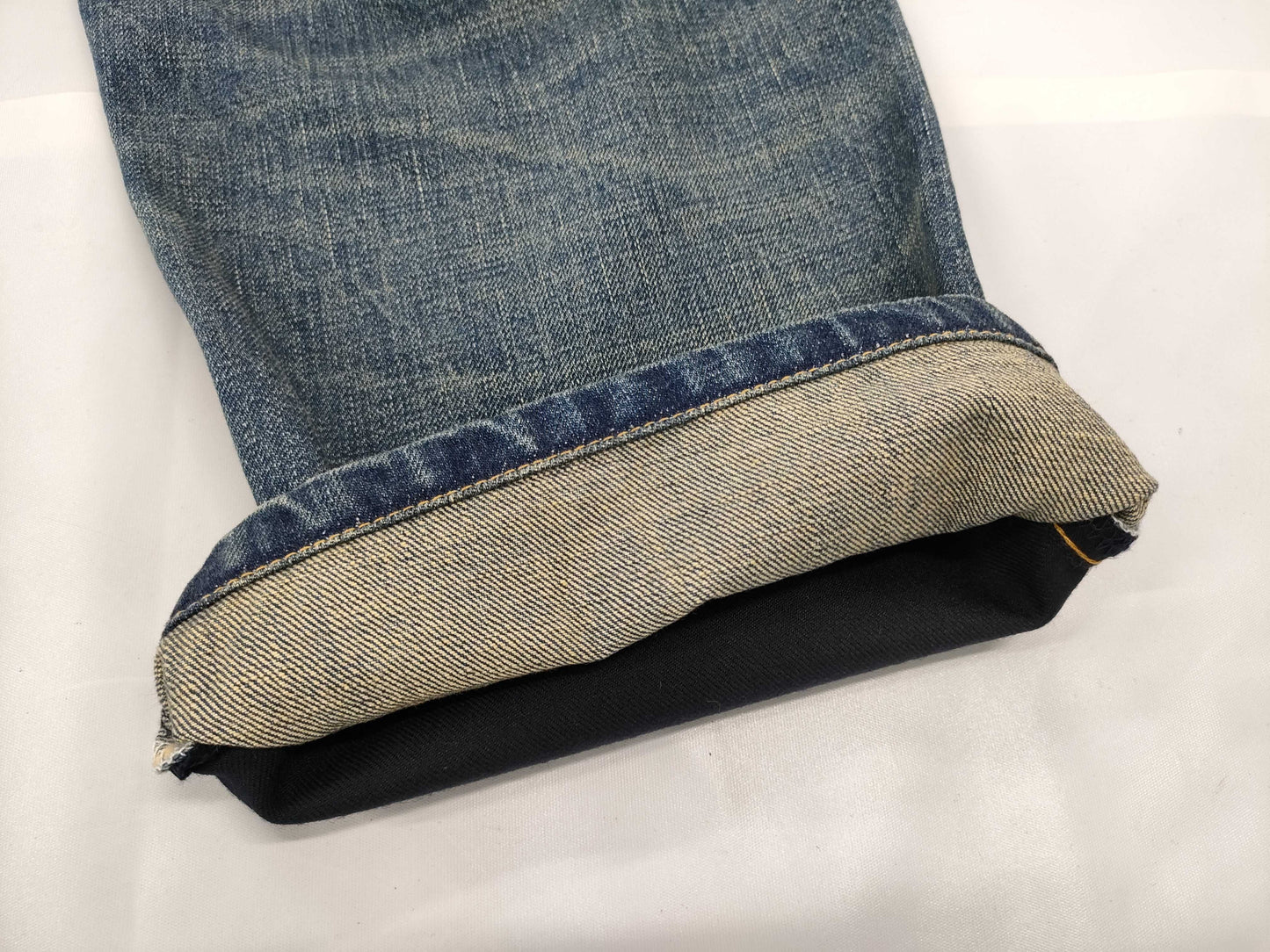 COMME des GARÇONS Junya Wool-trimmed Denim Pants with Leather Pockets AD2019