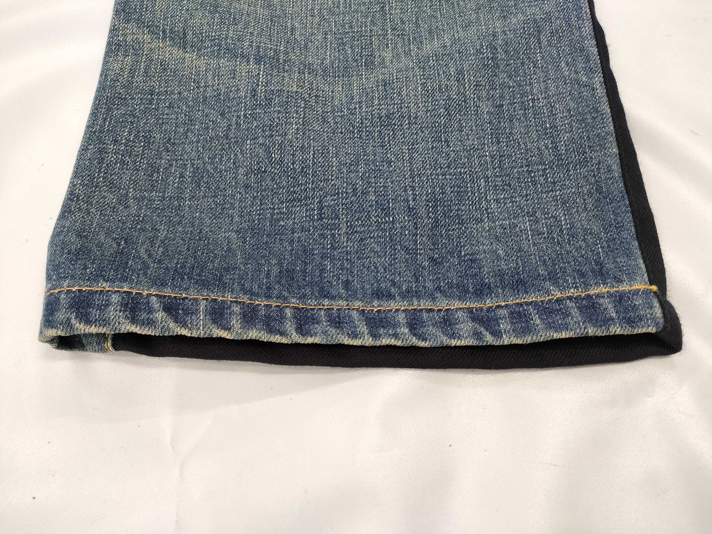COMME des GARÇONS Junya Wool-trimmed Denim Pants with Leather Pockets AD2019