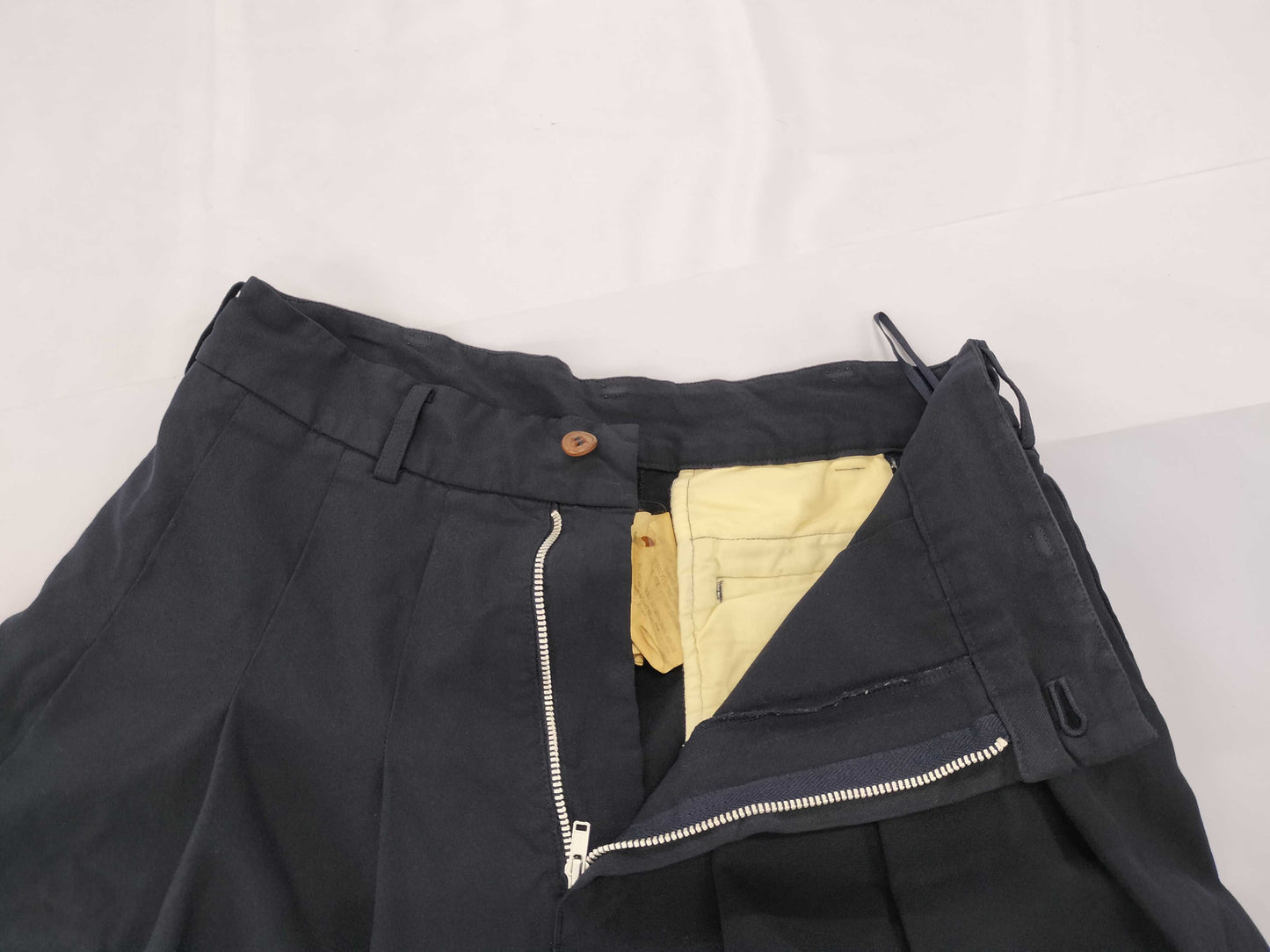 COMME des GARÇONS Wide-leg Pants, Polyester Shrink-Dyed, AD2013