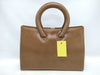 BALLY Full Leather Brown Handbag with Suede Sides