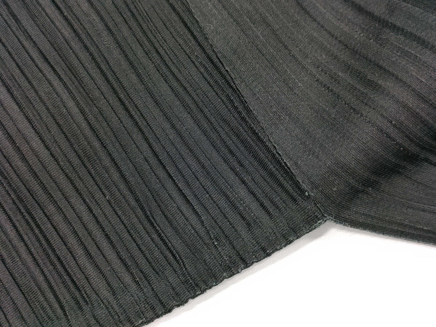 ISSEY MIYAKE black long-sleeved top
