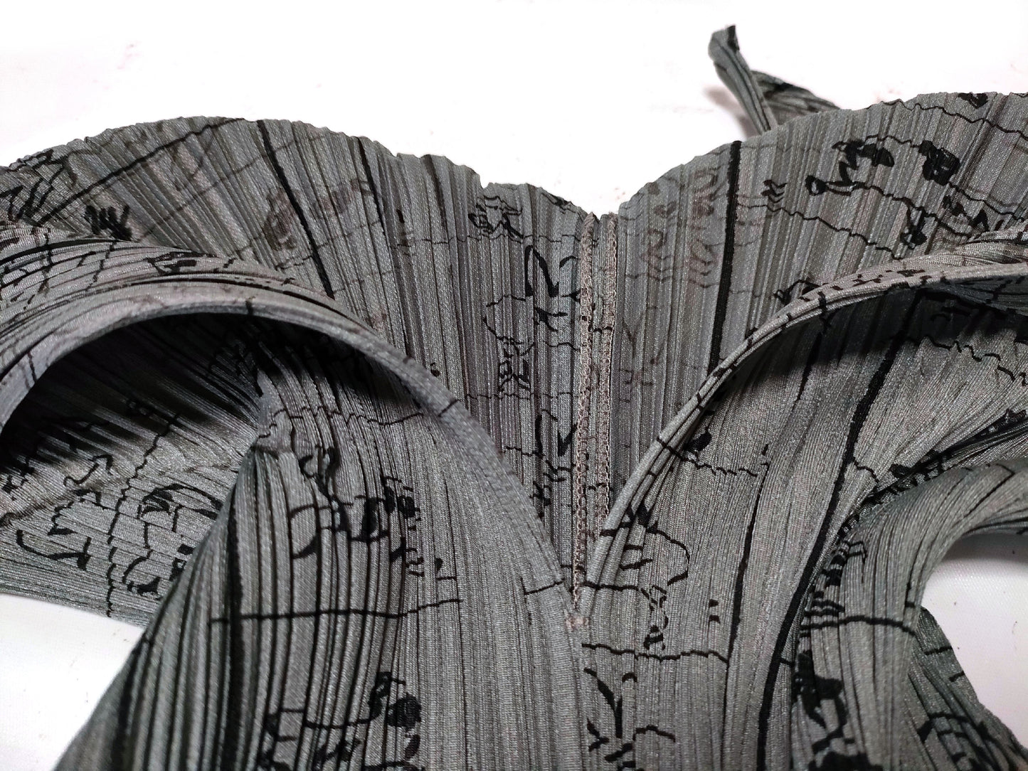 ISSEY MIYAKE Pleated Bottoms and All-Over Print Tops