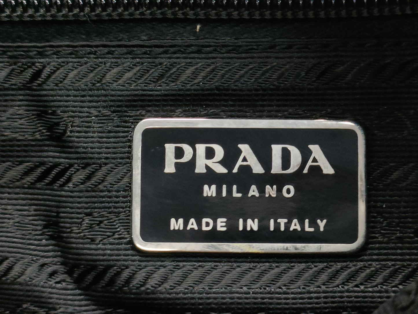 PRADA Nylon Prada Backpack Black Backpack