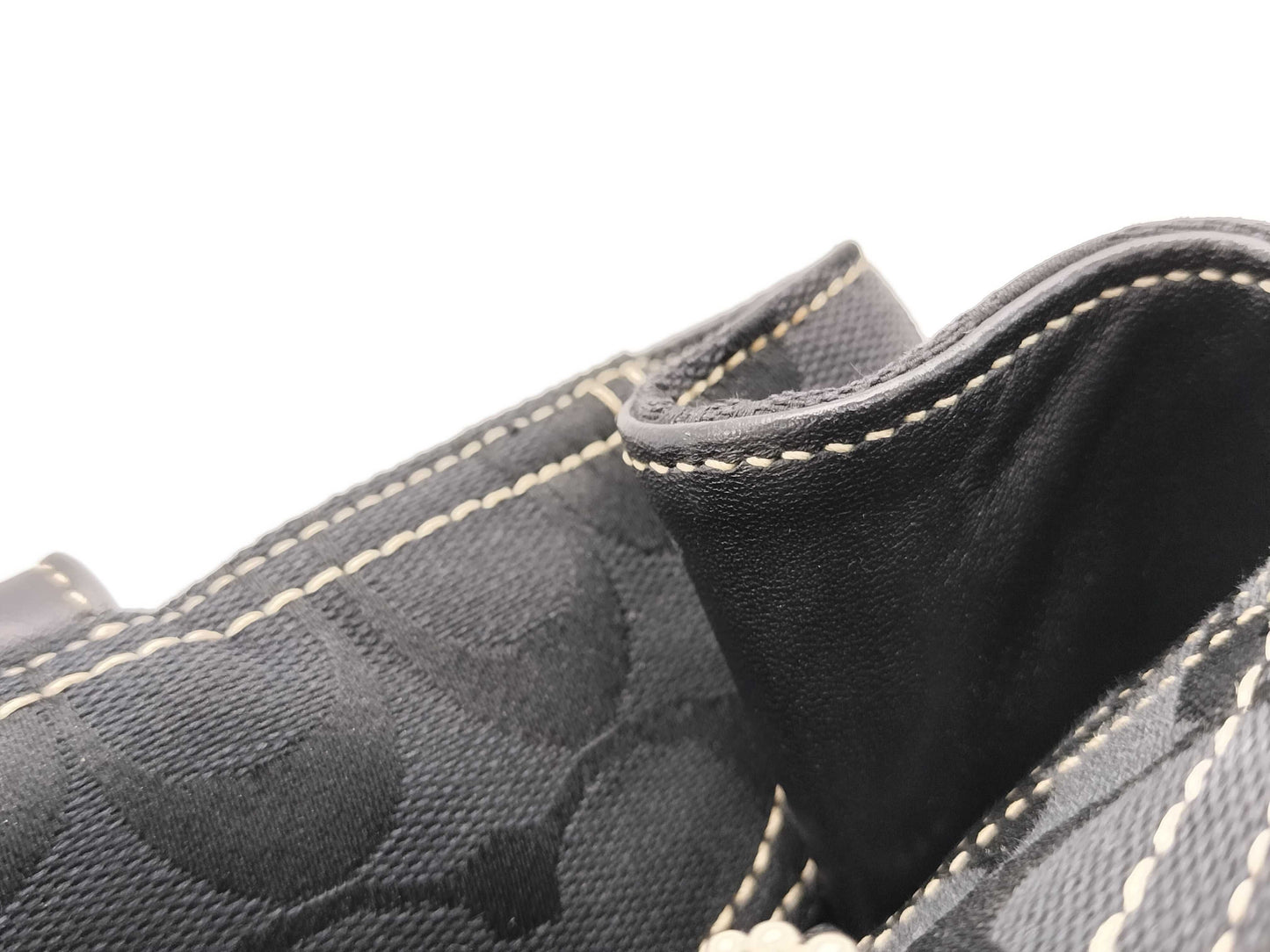 COACH Signature Canvas One-Shoulder Tote Bag