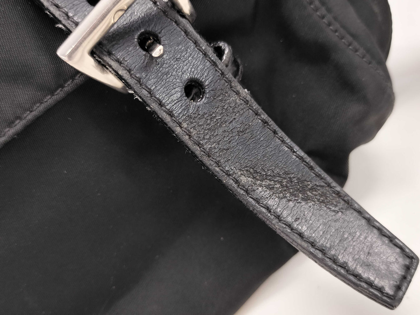 PRADA nylon messenger shoulder bag