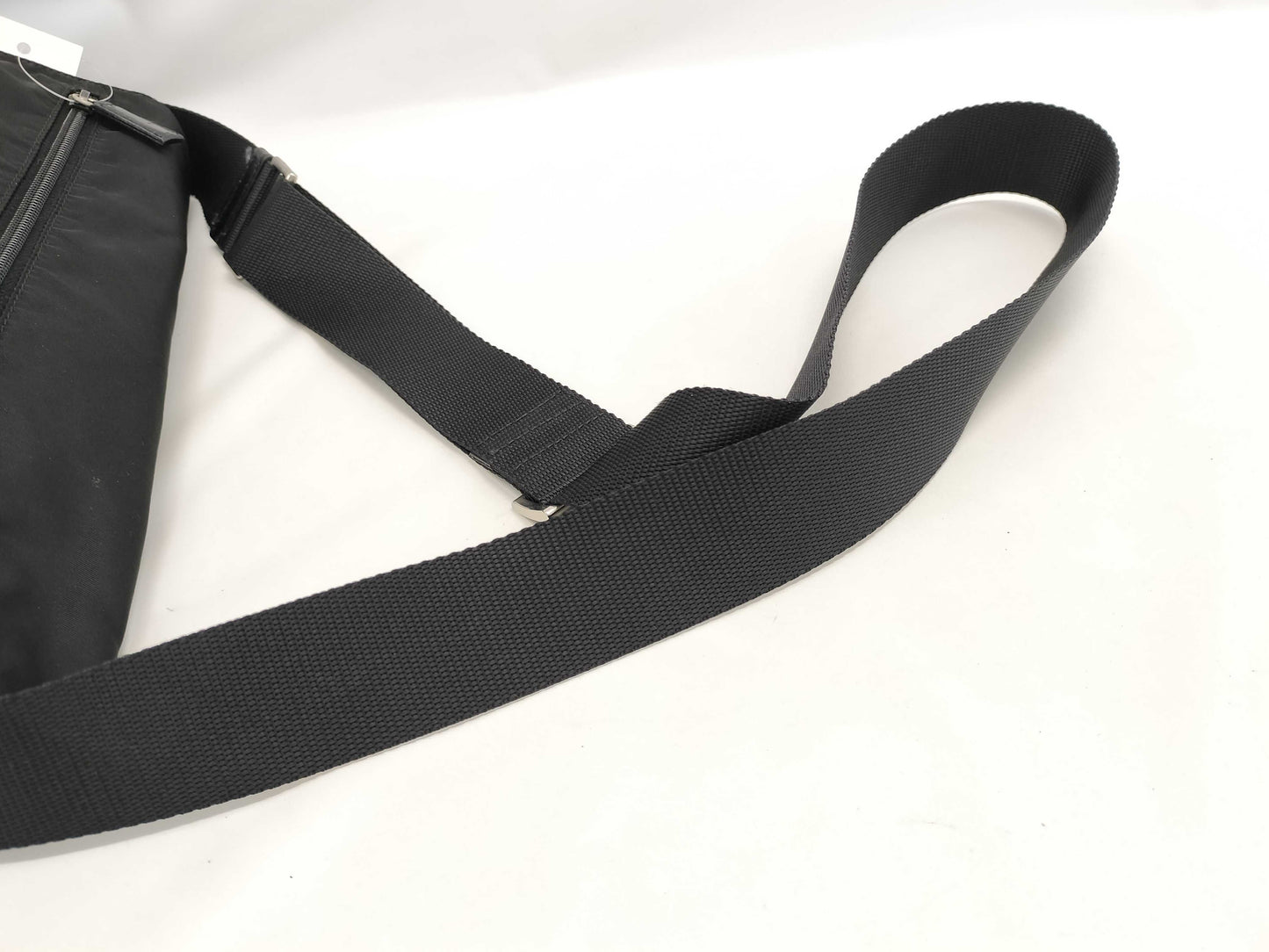 PRADA nylon messenger shoulder bag