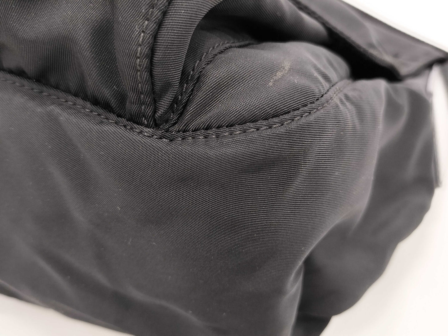 PRADA nylon messenger shoulder bag