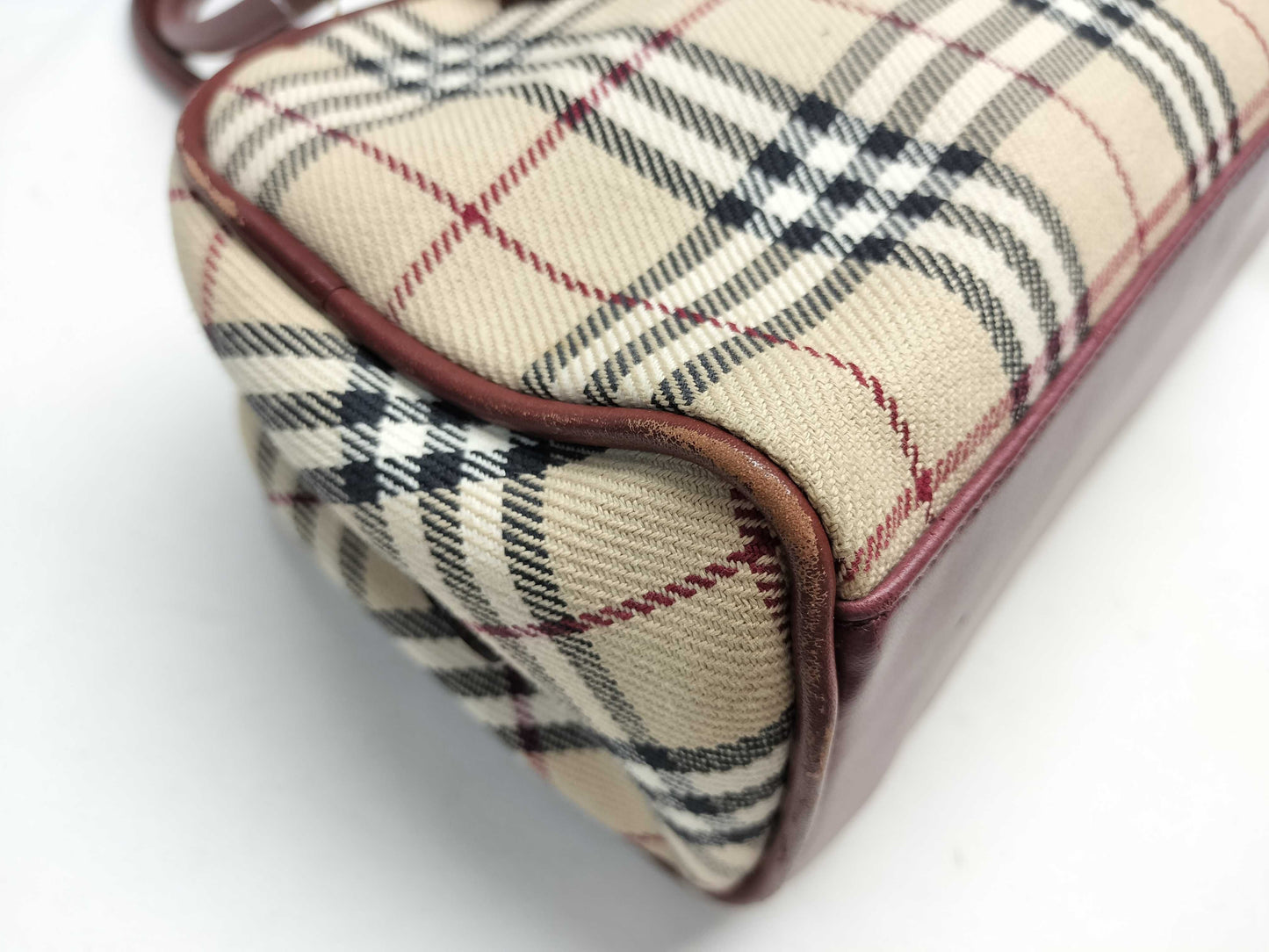 BURBERRY Nova Check Tote Shoulder Bag