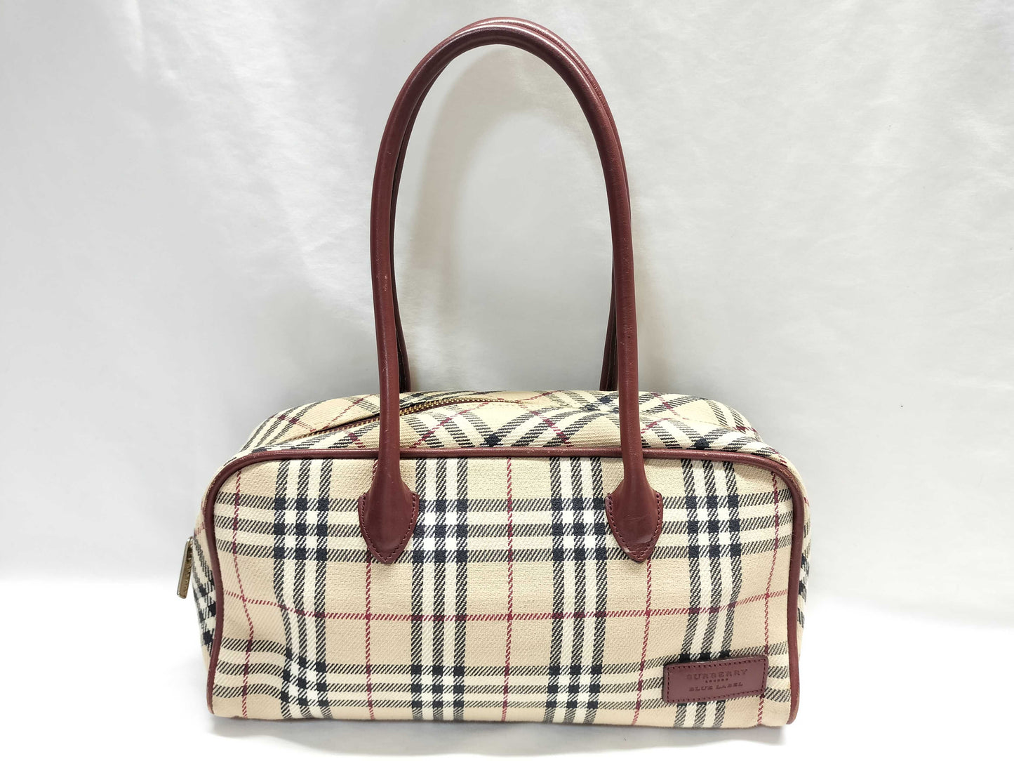 BURBERRY Nova Check Tote Shoulder Bag