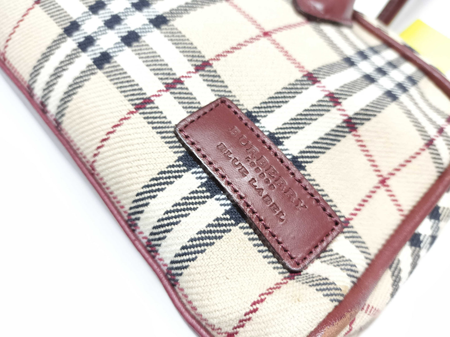 BURBERRY Nova Check Tote Shoulder Bag