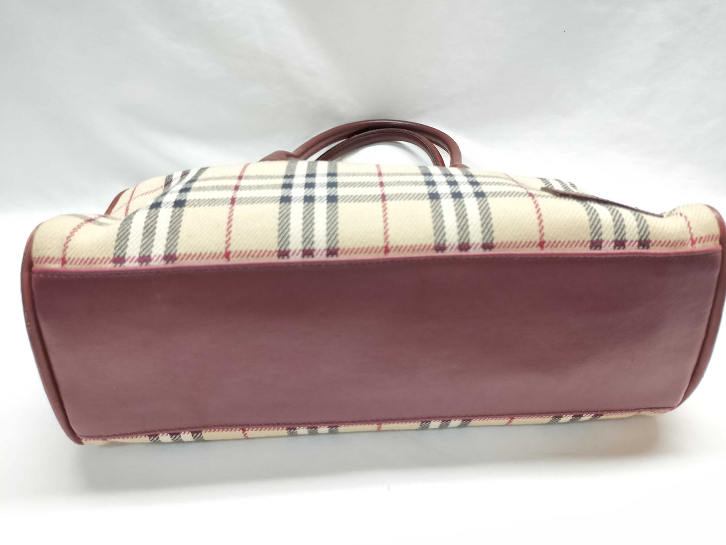 BURBERRY Nova Check Tote Shoulder Bag