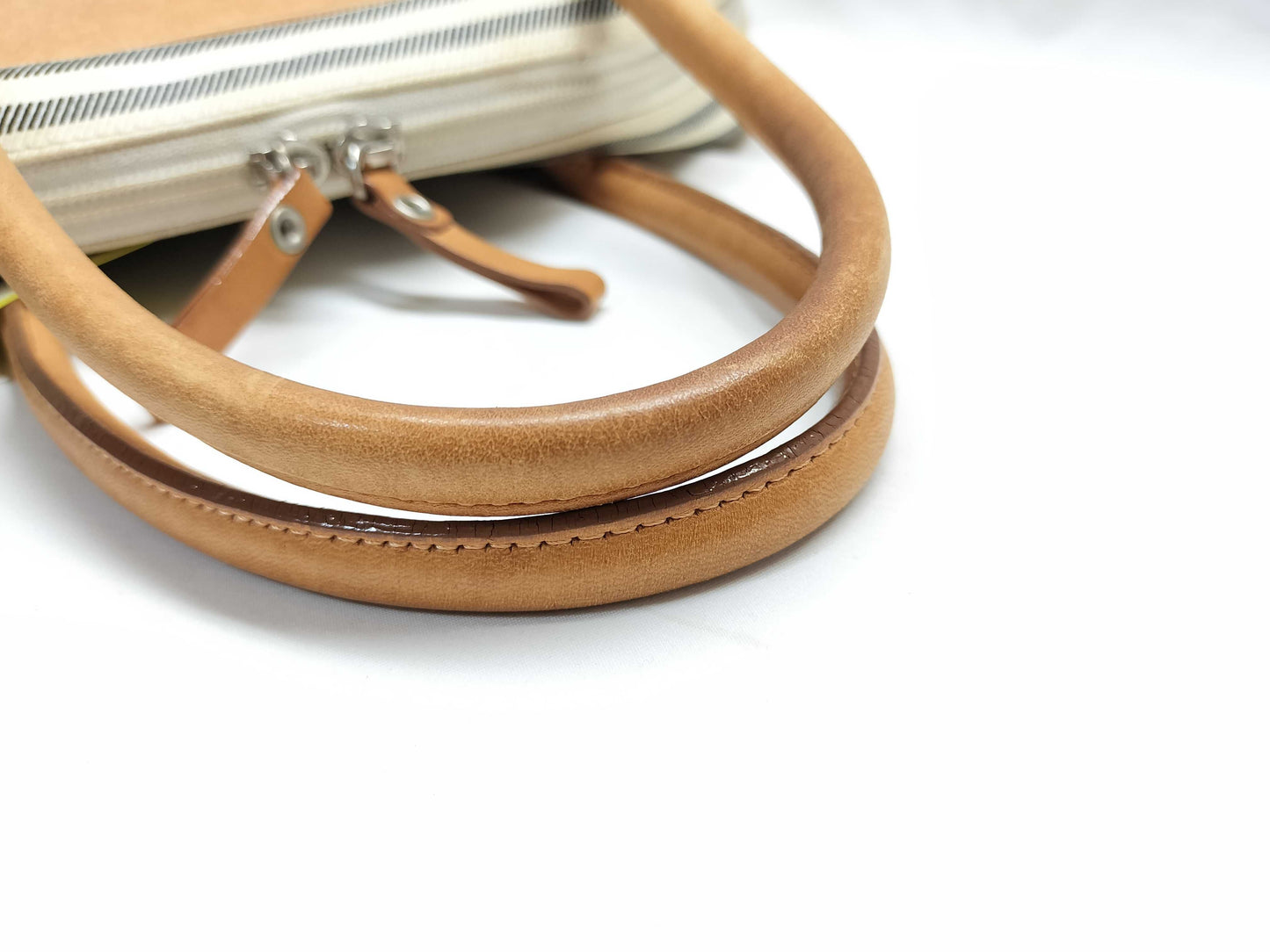 BURBERRY Canvas Nova Check Border Handbag