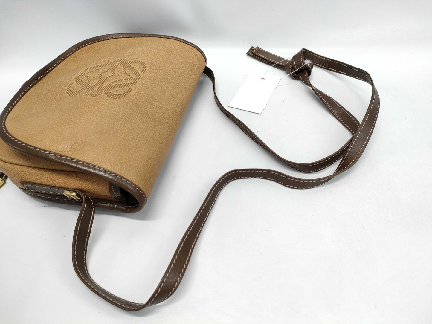LOEWE Leather Shoulder Anagram Shoulder Bag