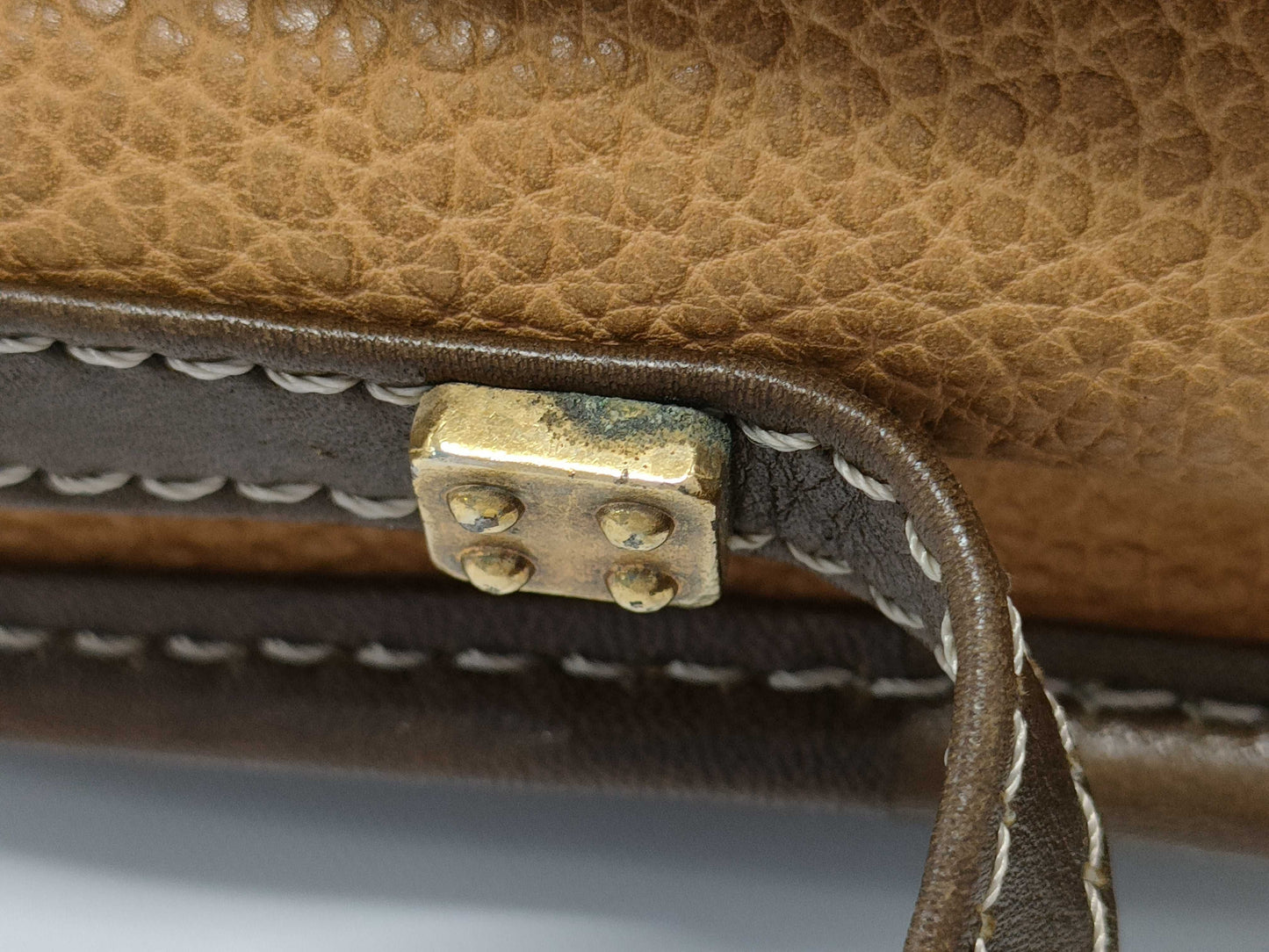 LOEWE Leather Shoulder Anagram Shoulder Bag