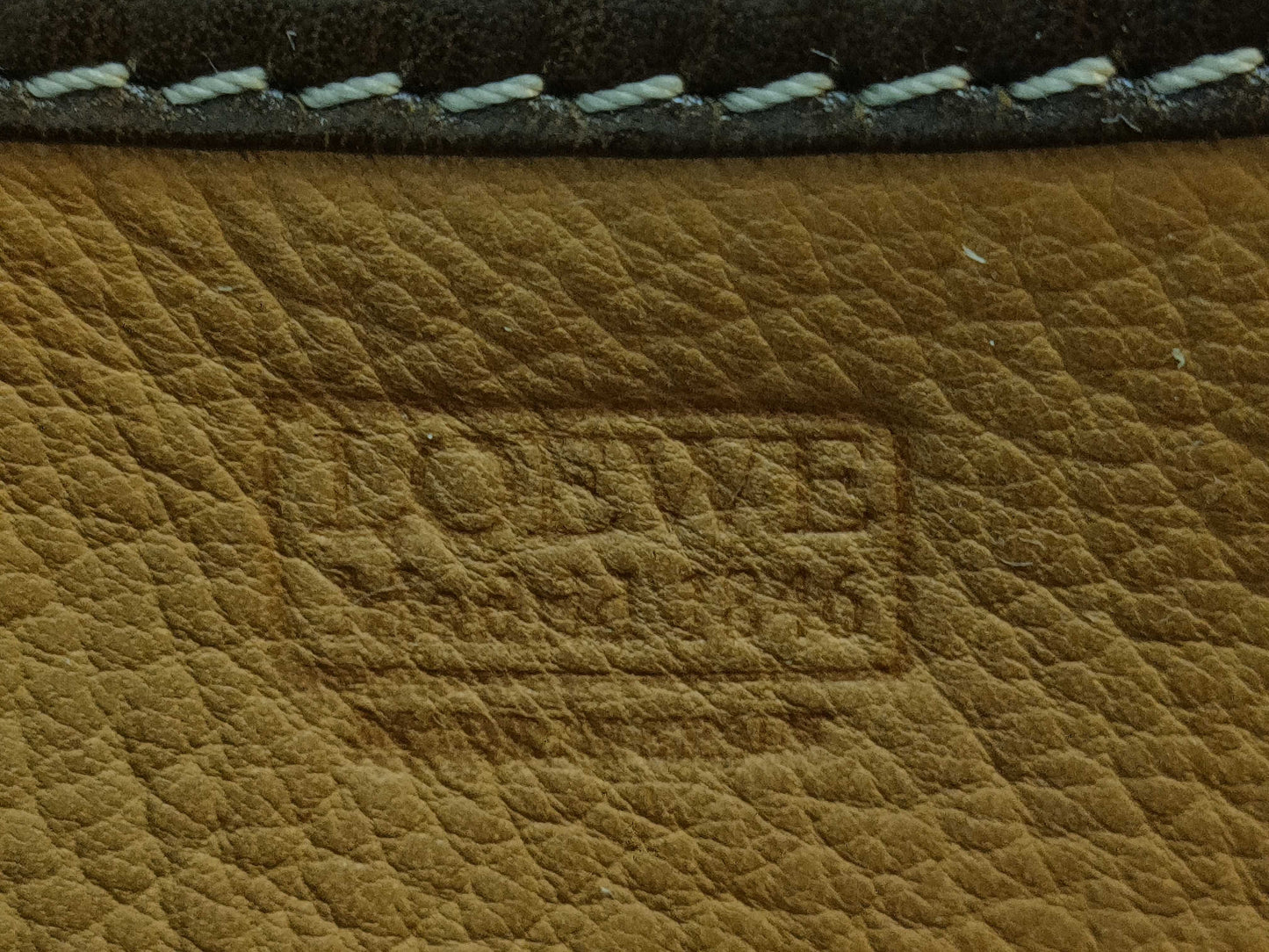 LOEWE Leather Shoulder Anagram Shoulder Bag