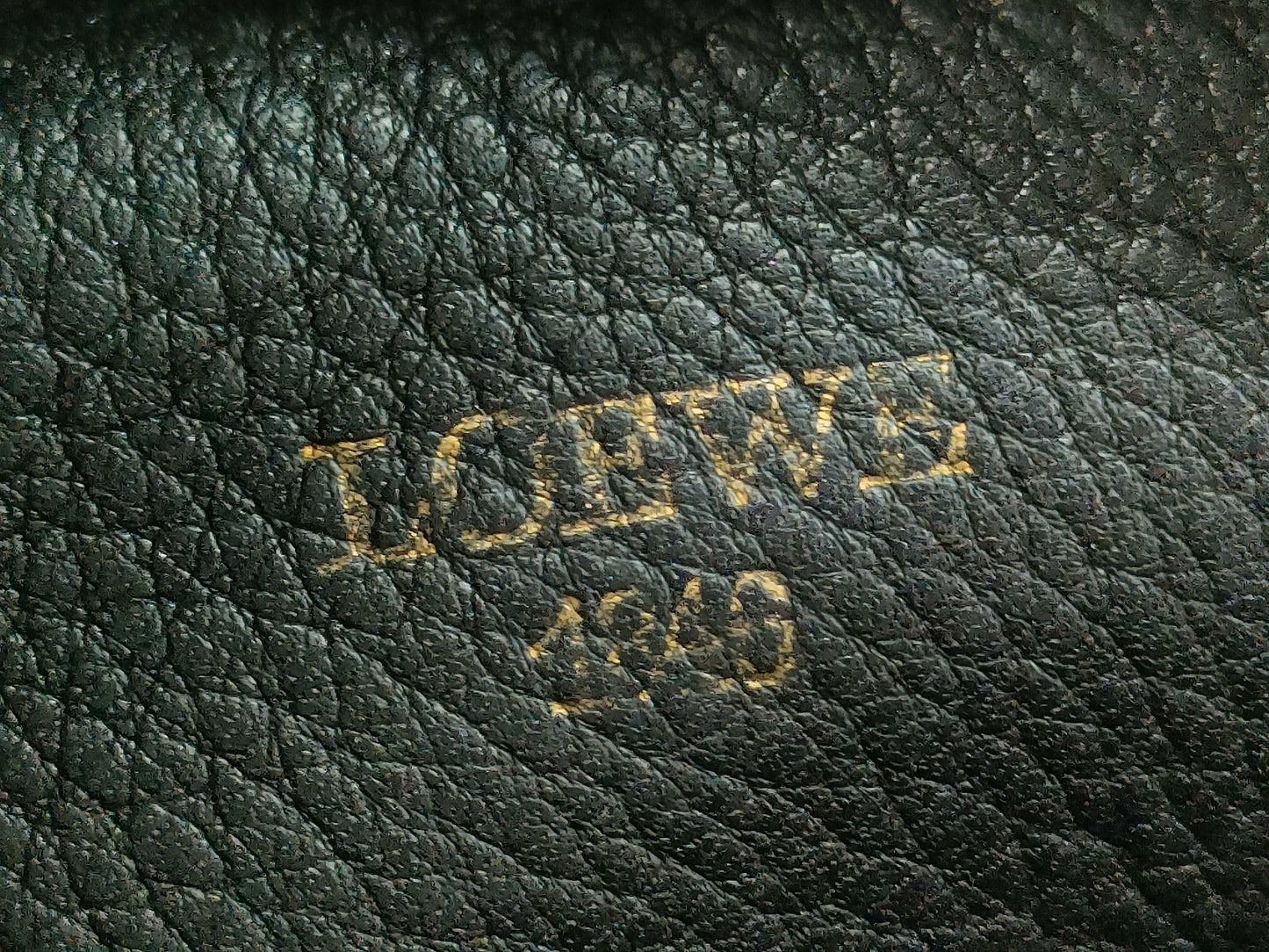 LOEWE Suede Shoulder Anagram Shoulder Bag