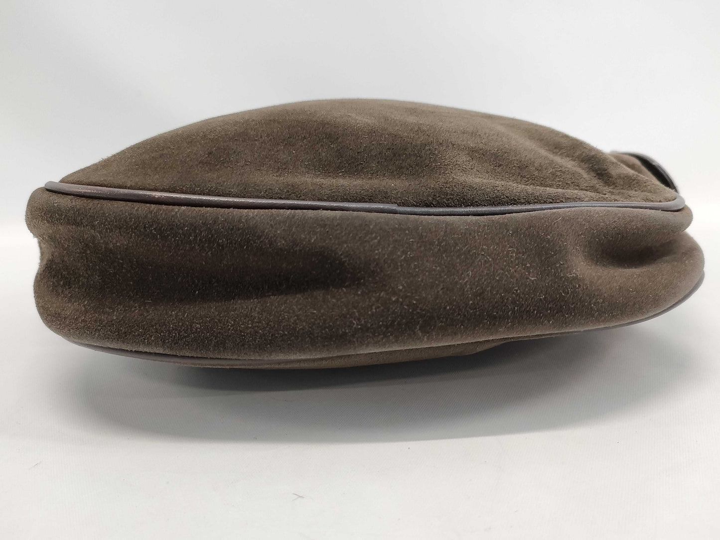 LOEWE Suede Shoulder Anagram Shoulder Bag