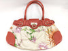 Salvatore Ferragamo Gancini Fish/Floral Design Handbag
