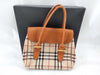 BURBERRY Canvas x Leather Tote Bag Handbag