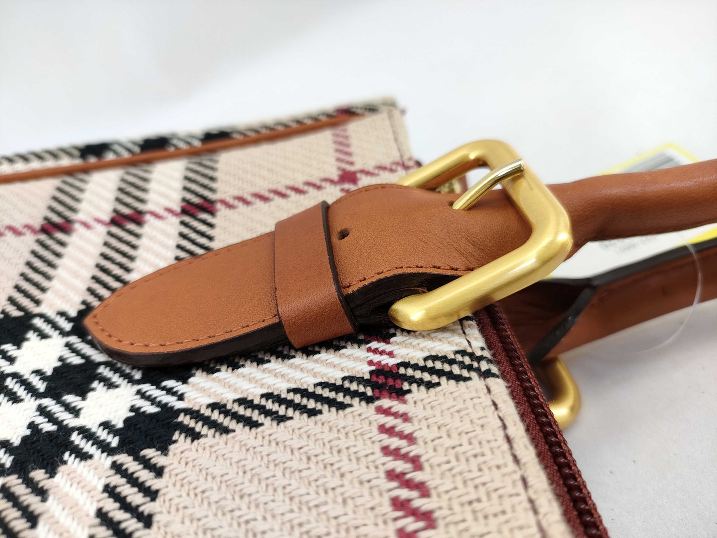 BURBERRY Canvas Tote Bag Handbag