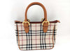 BURBERRY Canvas Tote Bag Handbag